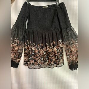Off the shoulder lace top